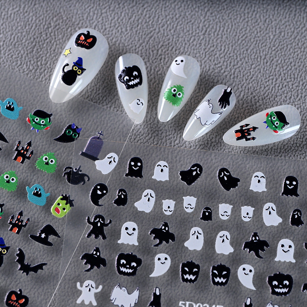 Halloween-Themed Nail Art Sticker Set — product view 4