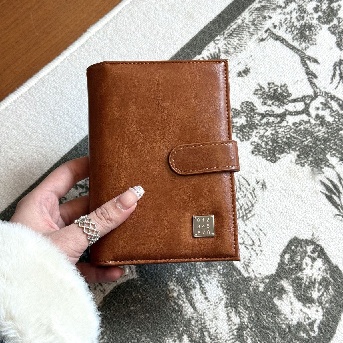 Premium Leather Travel Organizer LoungeYard — product view 2