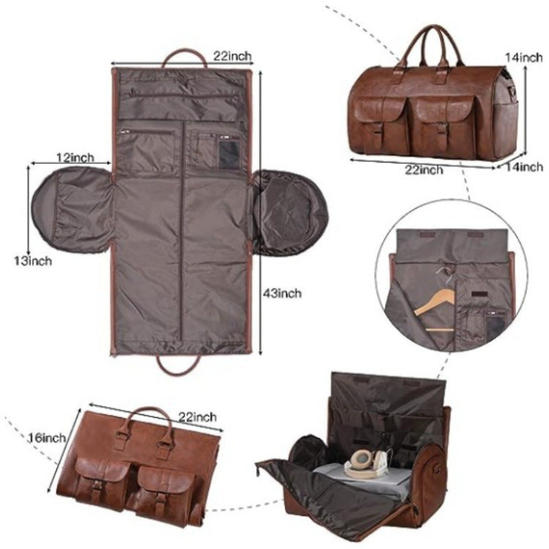 Elegant Travel Bag with Double Side Pockets LoungeYard — product view 2