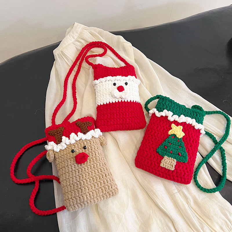 Crochet Santa-Themed Mini Bag — product view 4