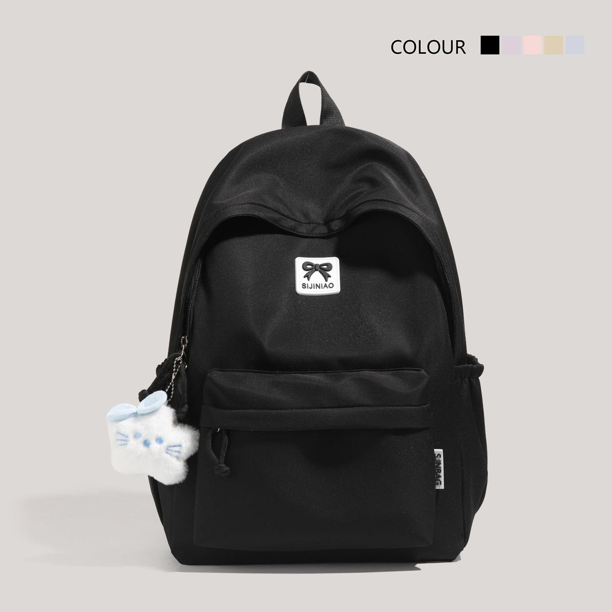 Cute Plush Cat-Themed Backpack LoungeYard — product view 7