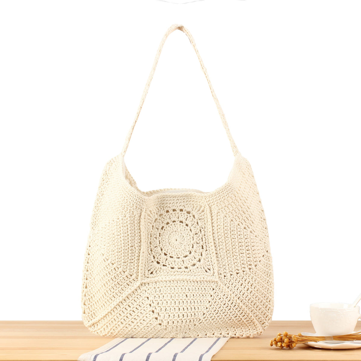 Handmade Macrame Bag LoungeYard — product view 1