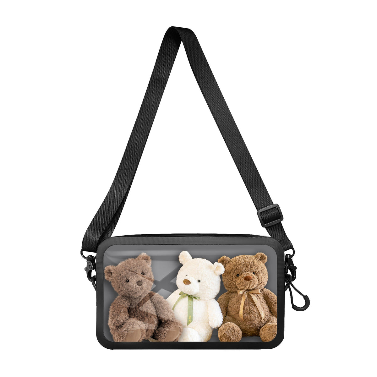 Waterproof shoulder bag with transparent smartphone case LoungeYard — product view 2