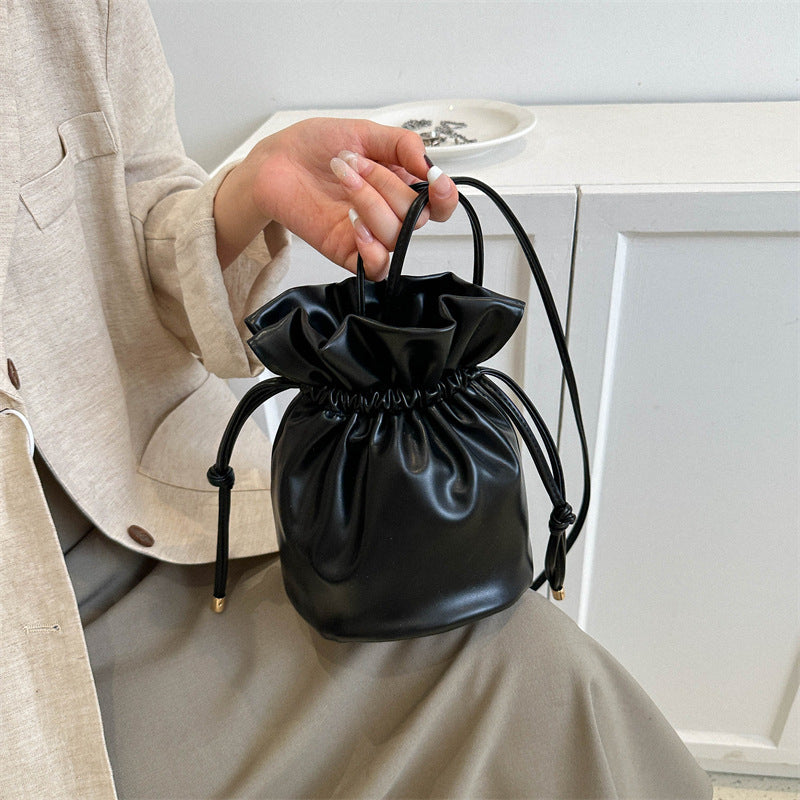 Fashionable Drawstring Bucket Bag — product view 6