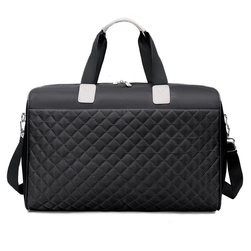 Quilted Travel Weekender Duffel Bag LoungeYard — product view 7