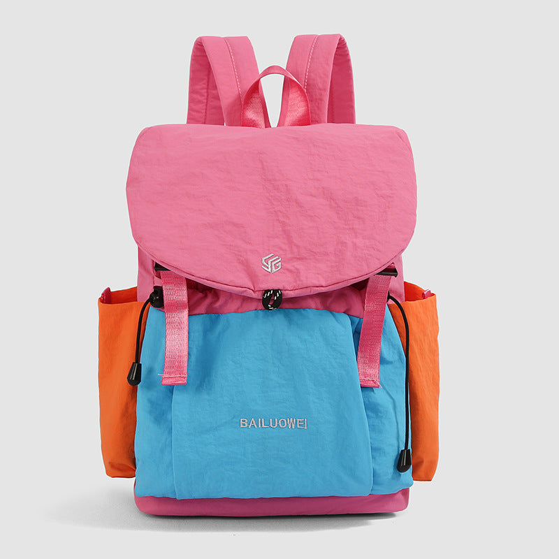 Multi-Pocket Casual Backpack with Adjustable Straps LoungeYard — product view 4