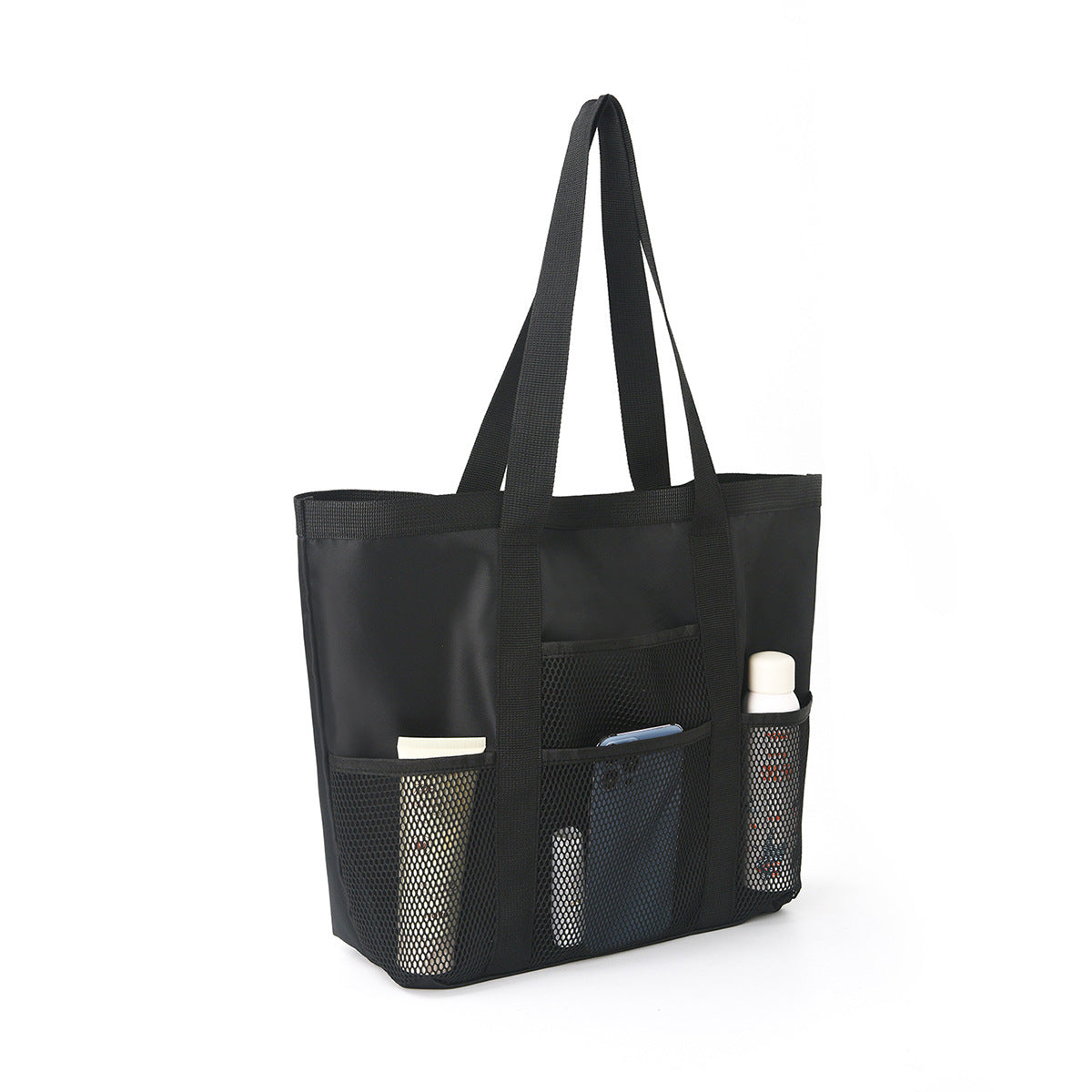 Padded shopping bag with side mesh pockets LoungeYard — product view 5