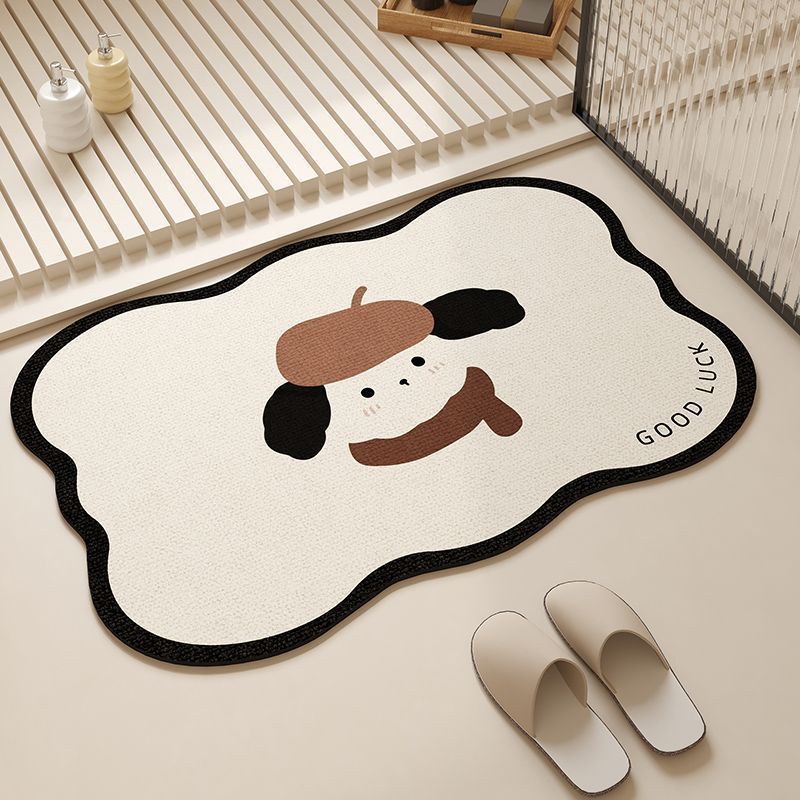 Cute Cartoon Bear Bath Mat — product view 6