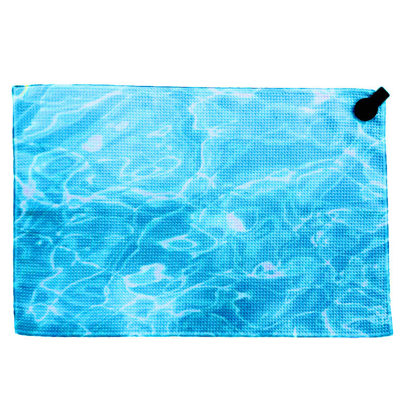 Towel with modern circular pattern LoungeYard — product view 7