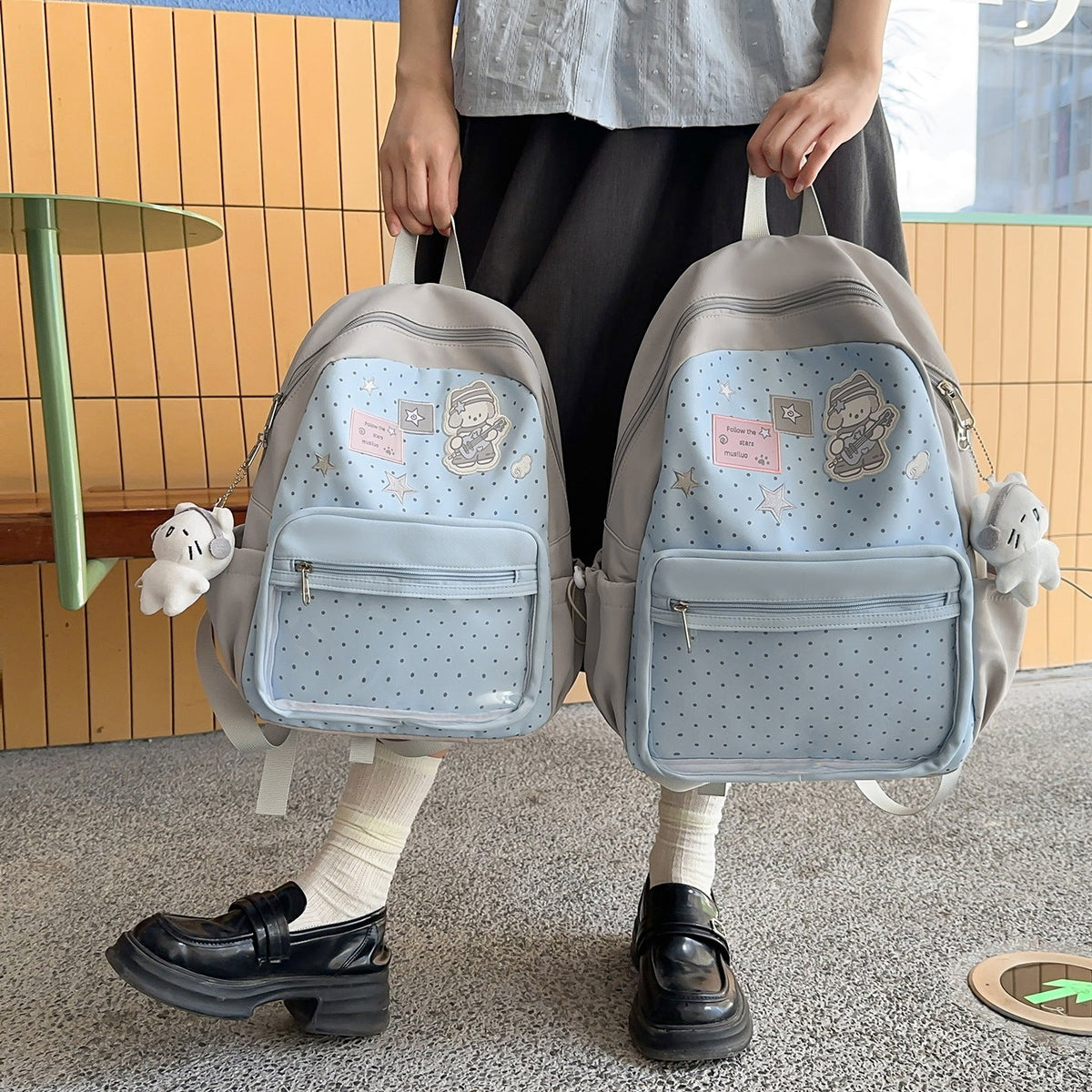 Fun-Themed Illustrated Backpack LoungeYard — product view 3