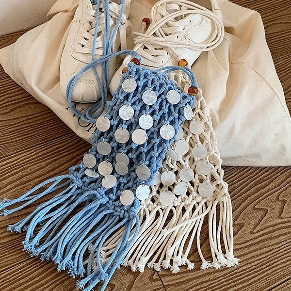 Bohemian Macrame Mini Bag — product view 1