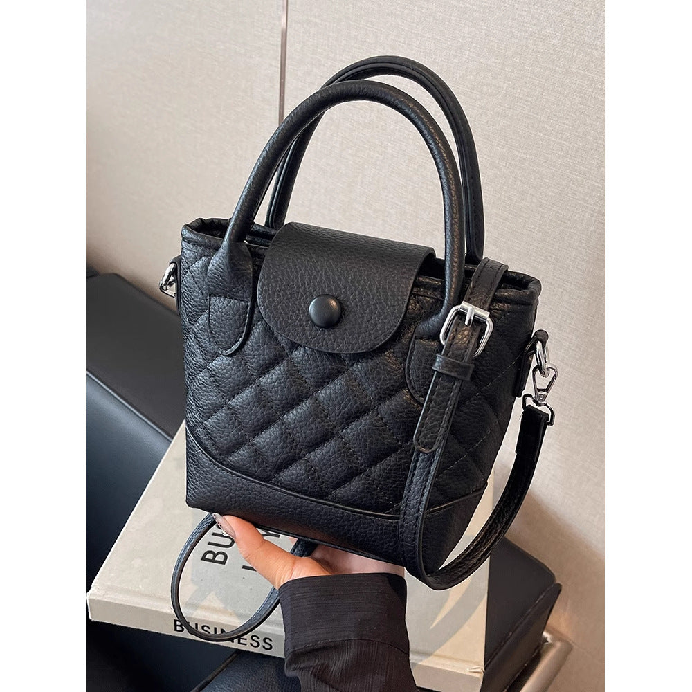 Quilted Mini Top-Handle Handbag LoungeYard — product view 2