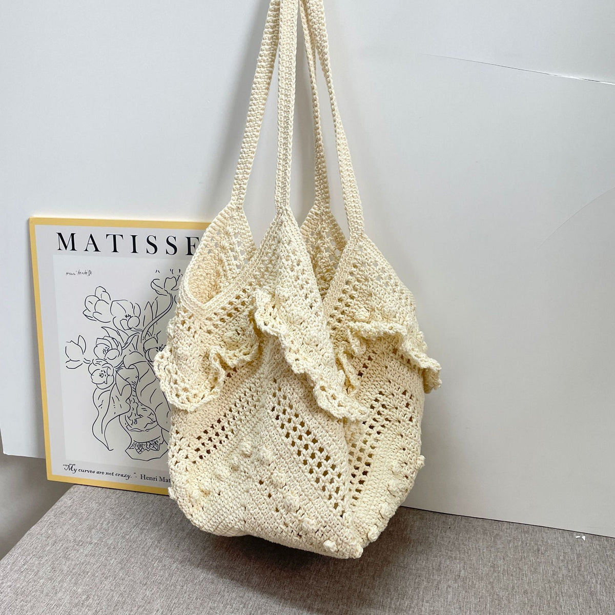 Crochet tote bag LoungeYard — product view 3