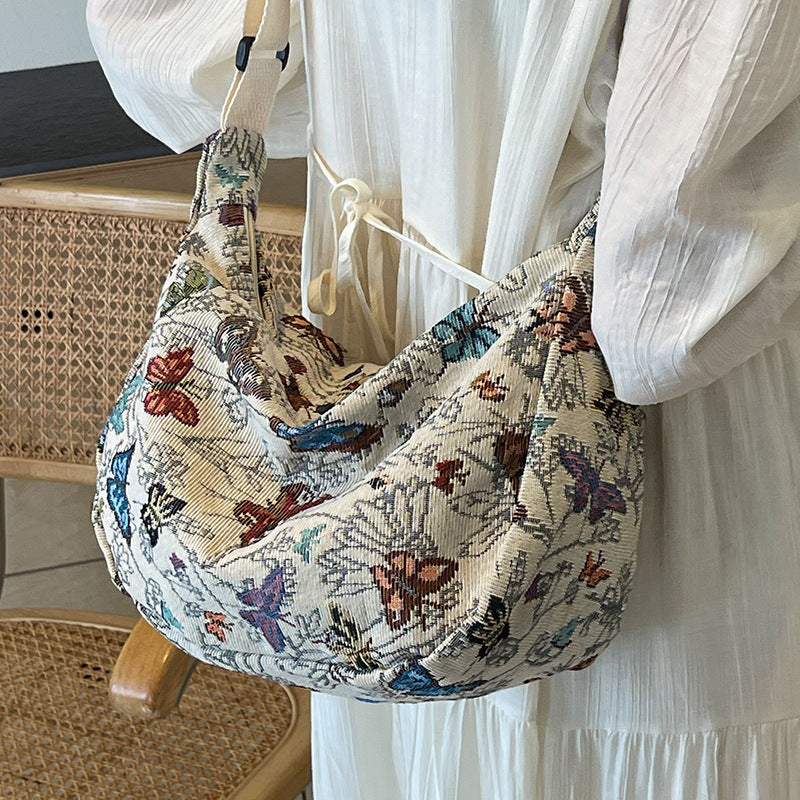 Decorative Floral Patterned Sling Bag — product view 2