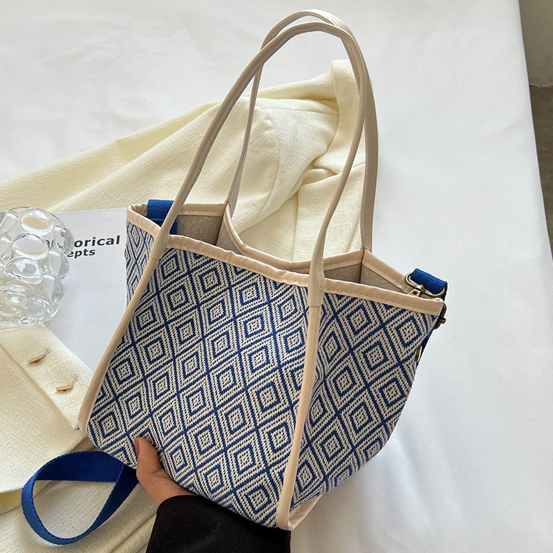 Geometric Patterned Tote Bag — product view 7