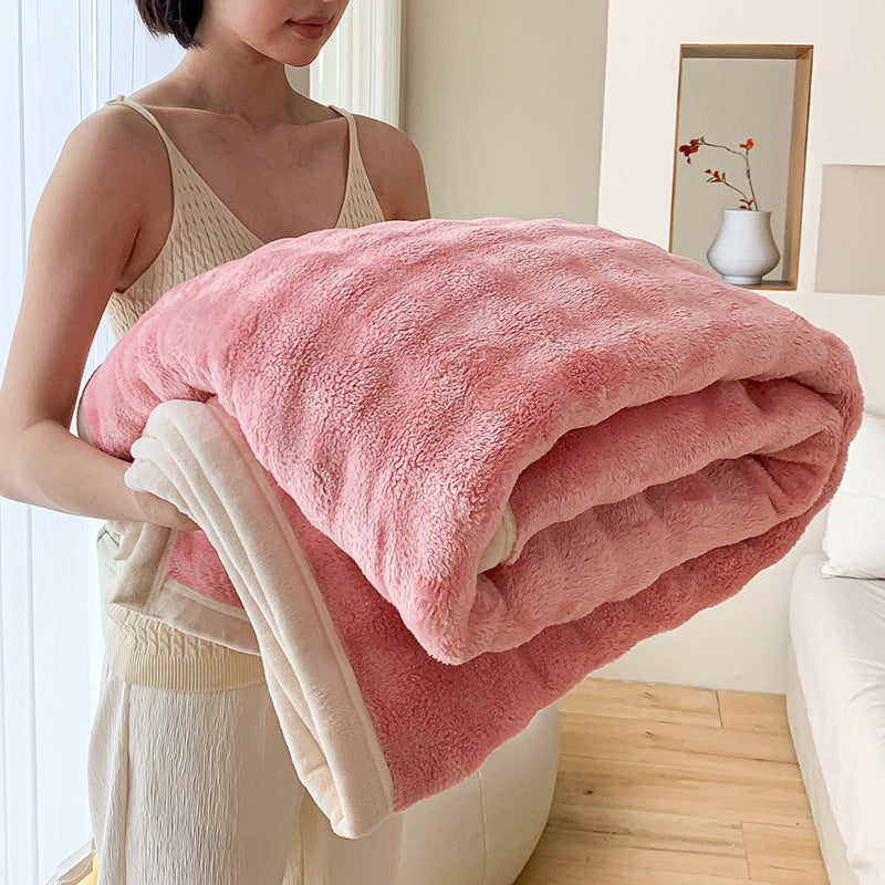 Women’s Plush Blanket with Cozy Comfort LoungeYard — product view 5