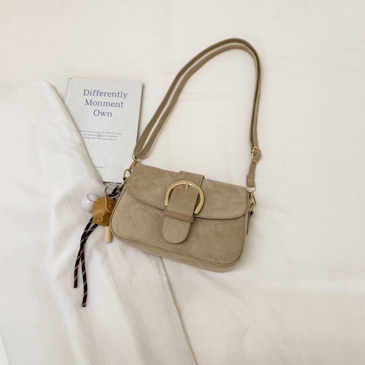 Elegant Suede Crossbody Purse — product view 6