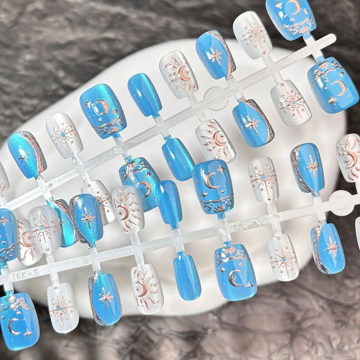 Celestial Themed Press-On Nail Art — product view 3