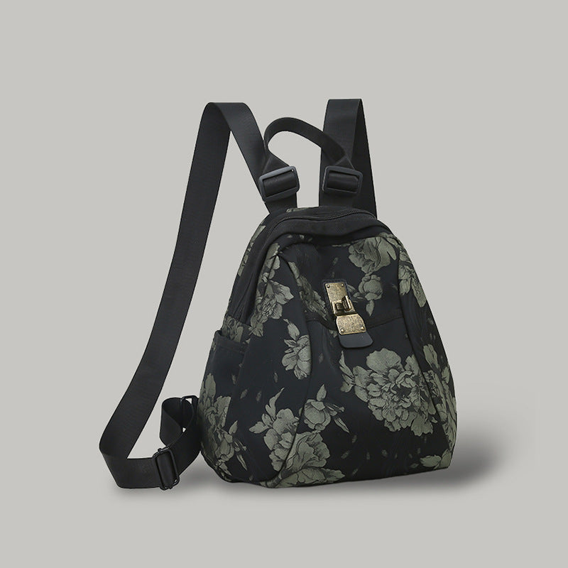 Floral Patterned Sling Backpack LoungeYard — product view 7