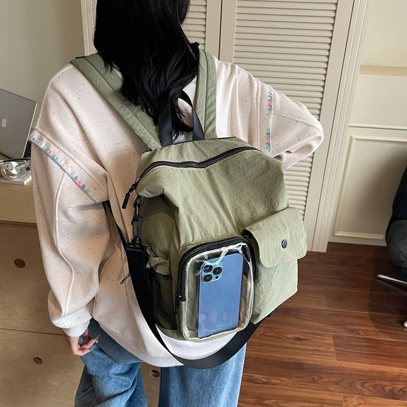 Multifunctional Casual Crossbody Backpack LoungeYard — product view 1