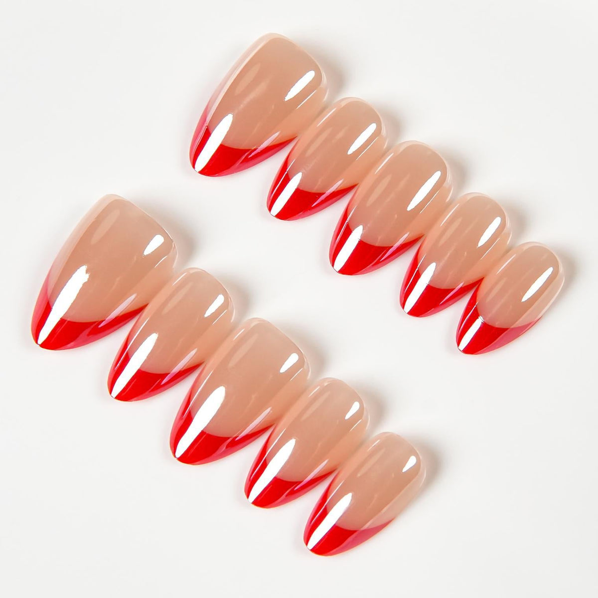 Stylish French Tip Press-On Nails — product view 4