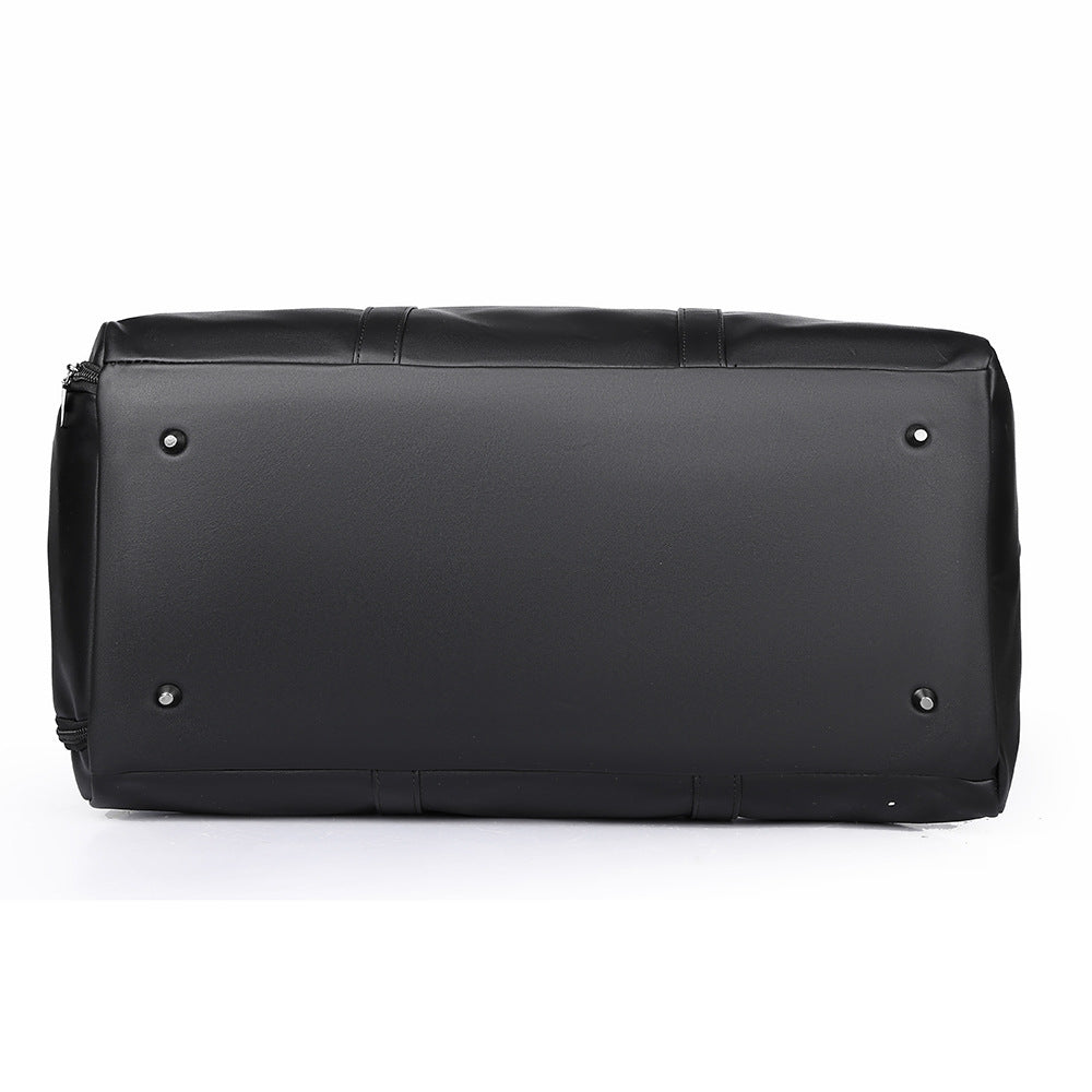 Premium Leather Travel Duffel Bag LoungeYard — product view 3