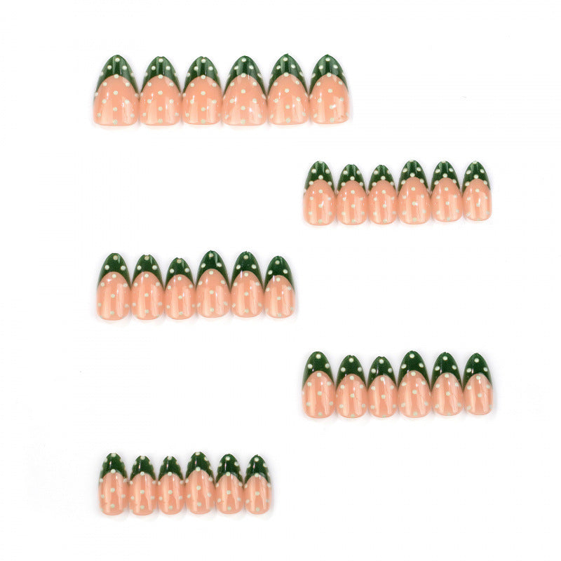 Artistic Polka Dot Nail Art Press-Ons — product view 3