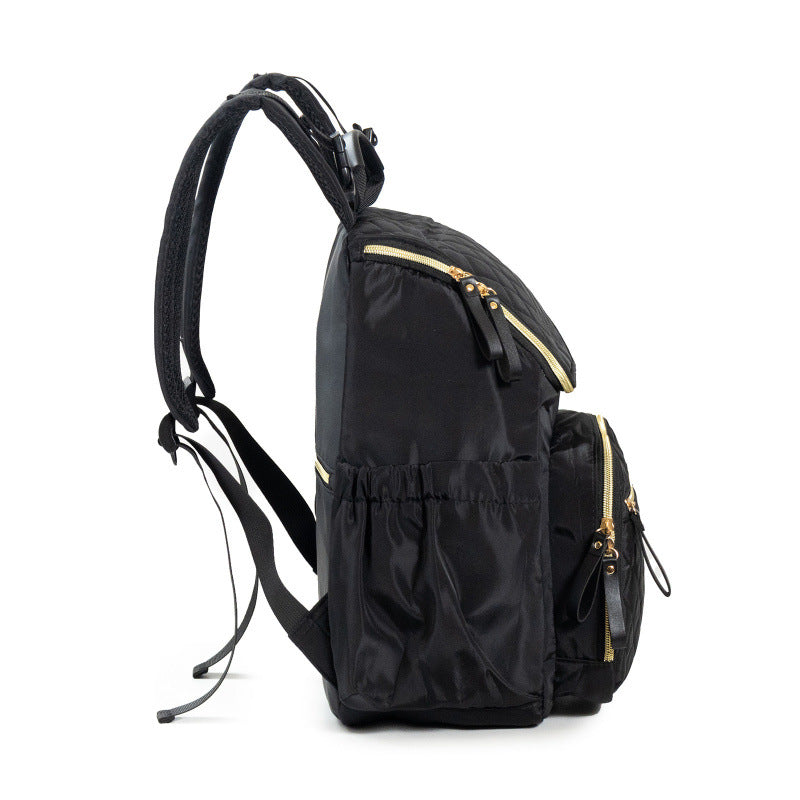 Quilted Multi-Pocket Backpack LoungeYard — product view 2