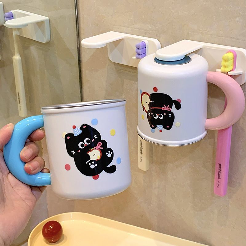 Wall cup holder with creative animal motif LoungeYard — product view 2