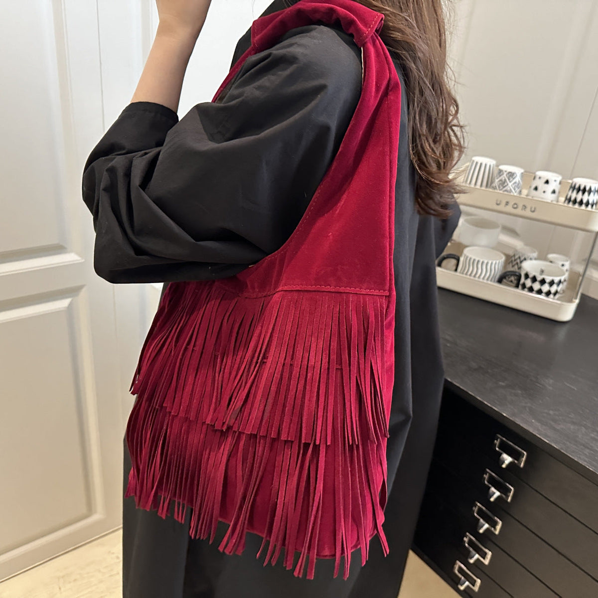 Bohemian Fringe Handbag — product view 6
