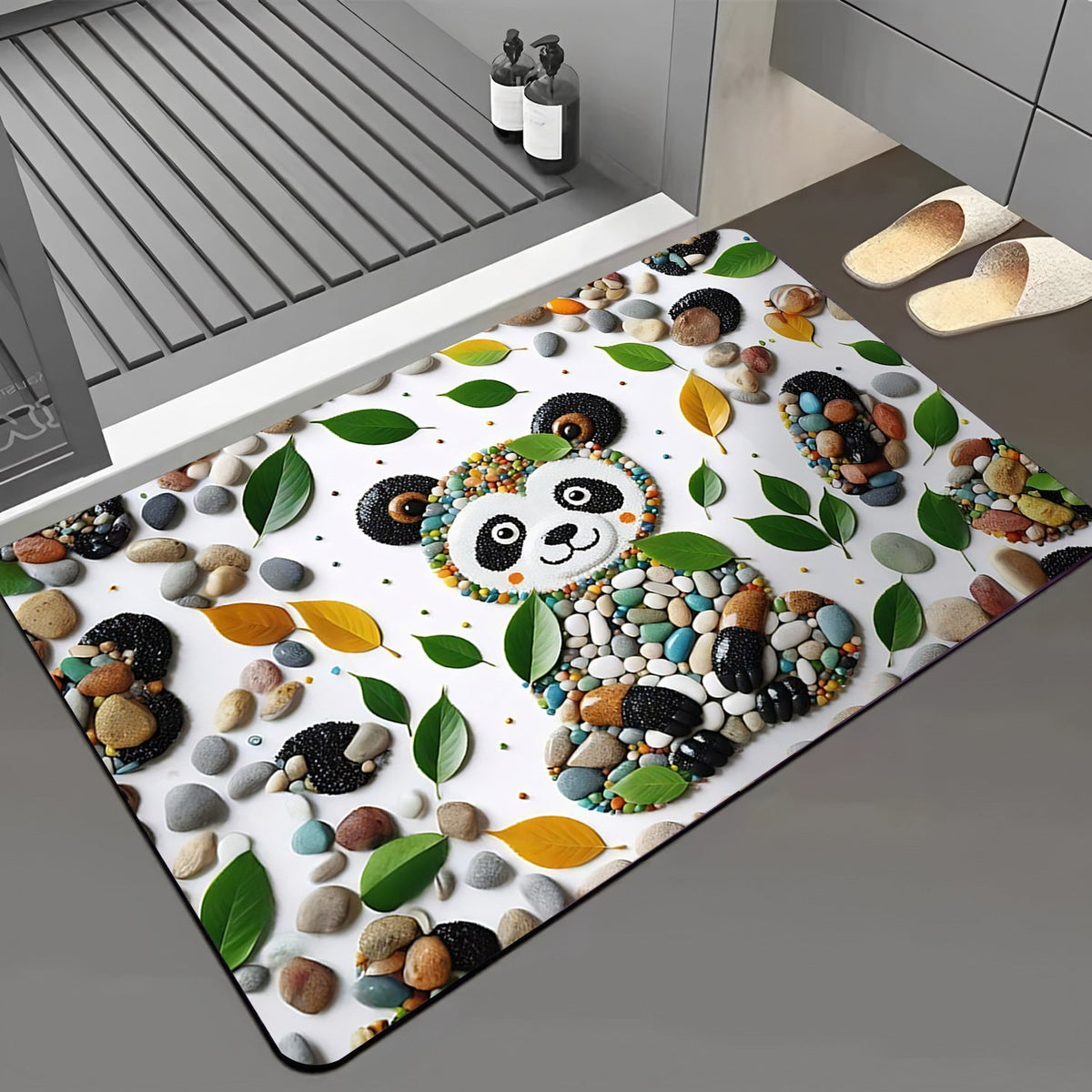 Dragonfly-Themed Bath Mat LoungeYard — product view 3