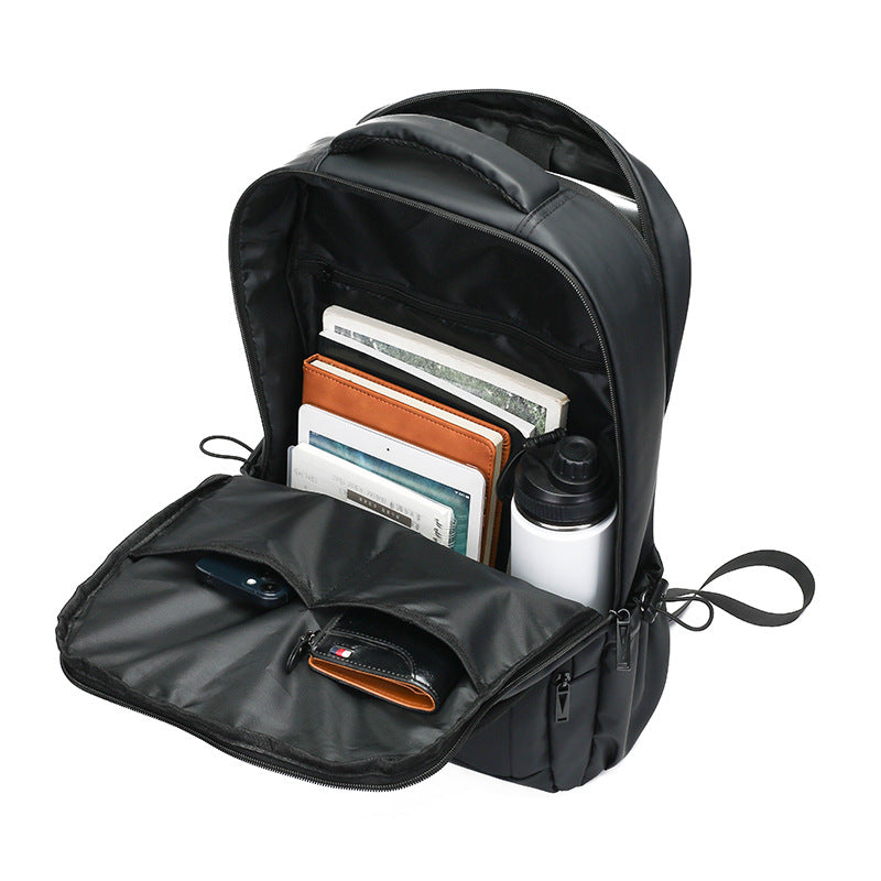 Practical business backpack with comprehensive compartment organization LoungeYard — product view 4