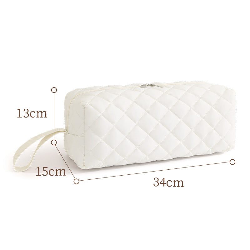 Quilted Animal Print Makeup Bag LoungeYard — product view 3