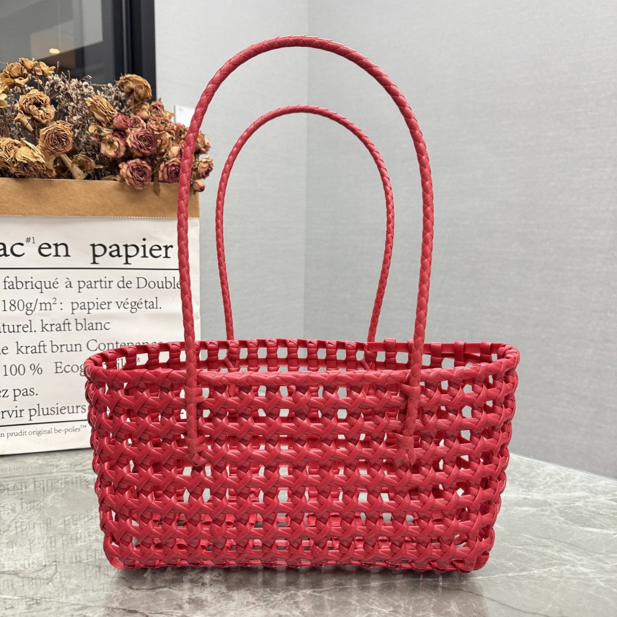 Handmade wicker bag LoungeYard — product view 2