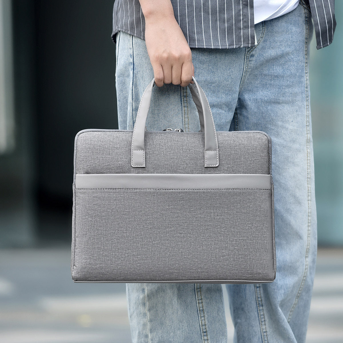 Laptop bag in modern, elegant design LoungeYard — product view 1