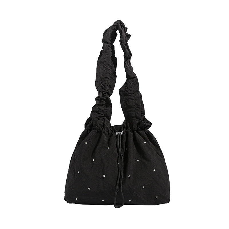 Elegant Gathered Slouchy Handbag — product view 1