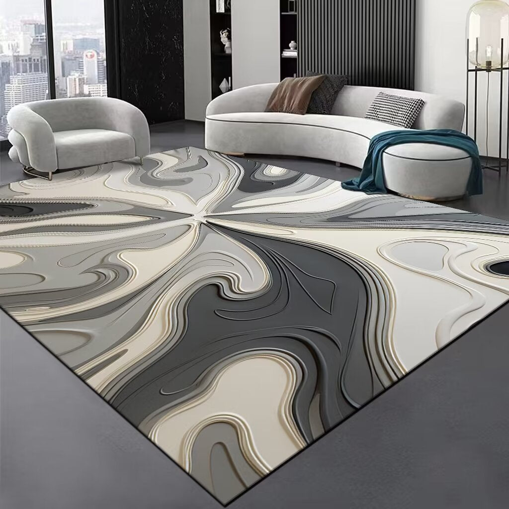 Artistic Pattern Area Rug Bowlift — product view 6