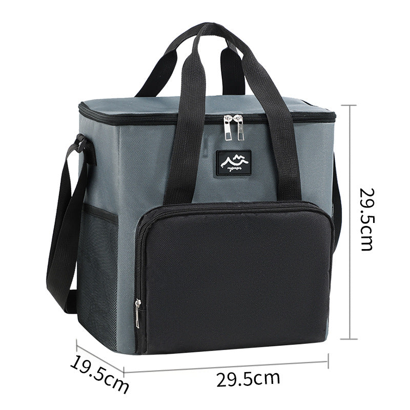 Women's insulated cooler bag with practical stowable carrying strap LoungeYard — product view 4