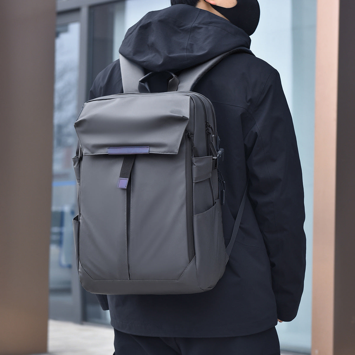 Sleek Professional Laptop Backpack LoungeYard — product view 1