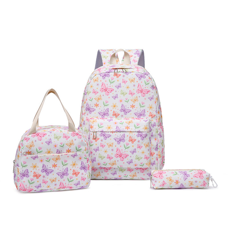 Set consisting of backpack, lunch bag and pencil case LoungeYard — product view 1