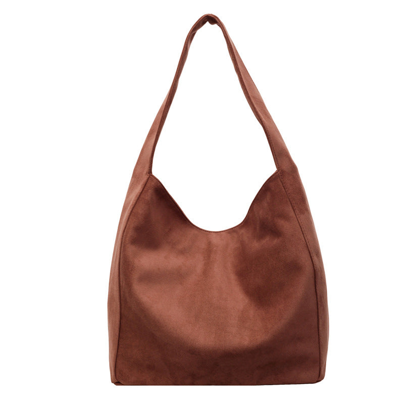 Soft Suede Hobo Tote Bag — product view 1