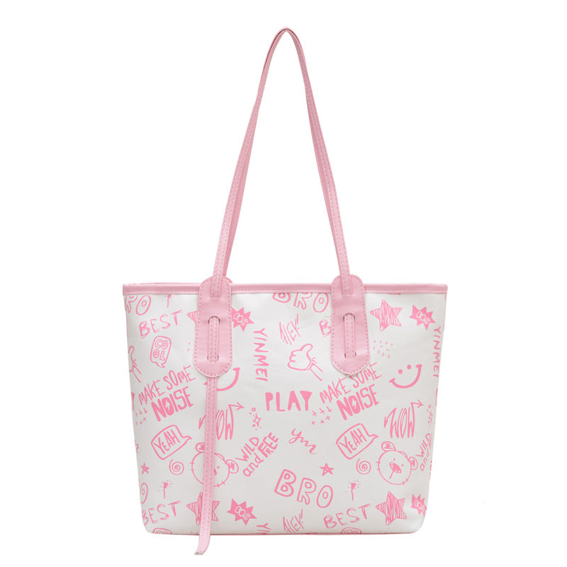 WoPlayful Graphic Tote Bag LoungeYard — product view 6