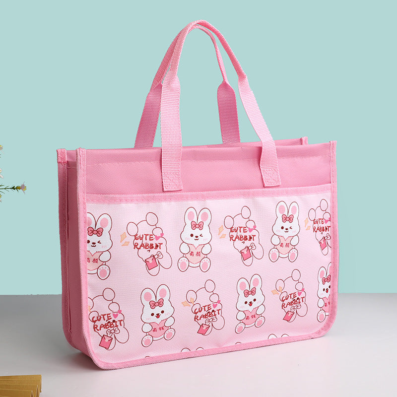 Kids Cute Bunny Print Lunch Bag LoungeYard — product view 1