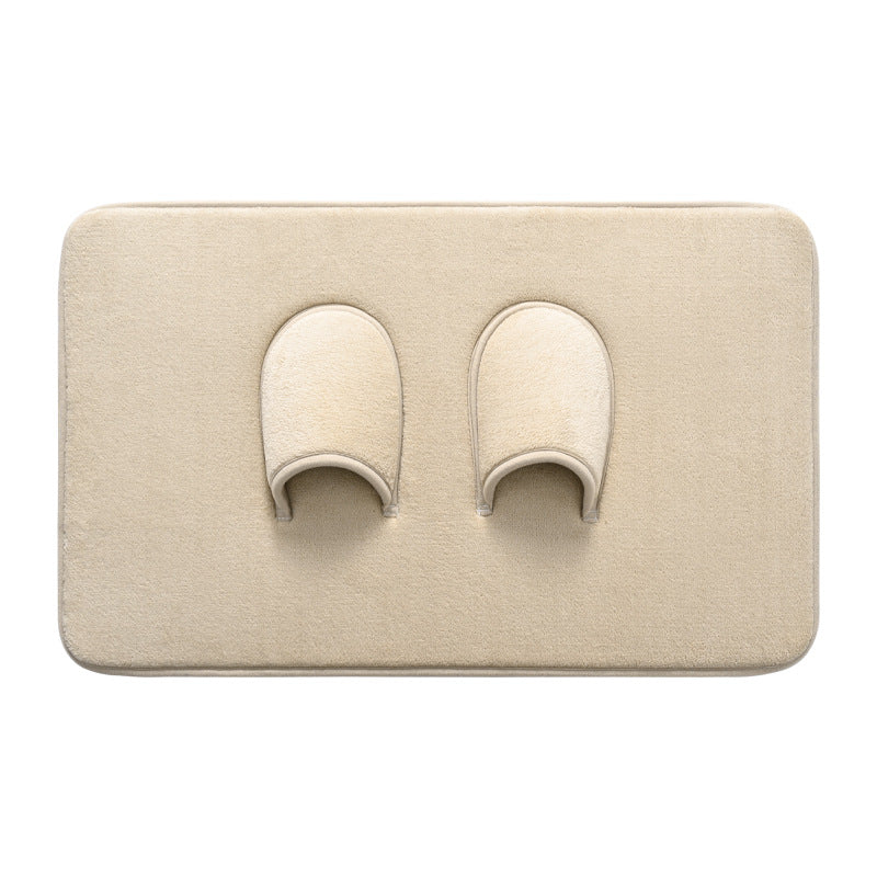 Plush Spa Style Bath Mat Bowlift — product view 1