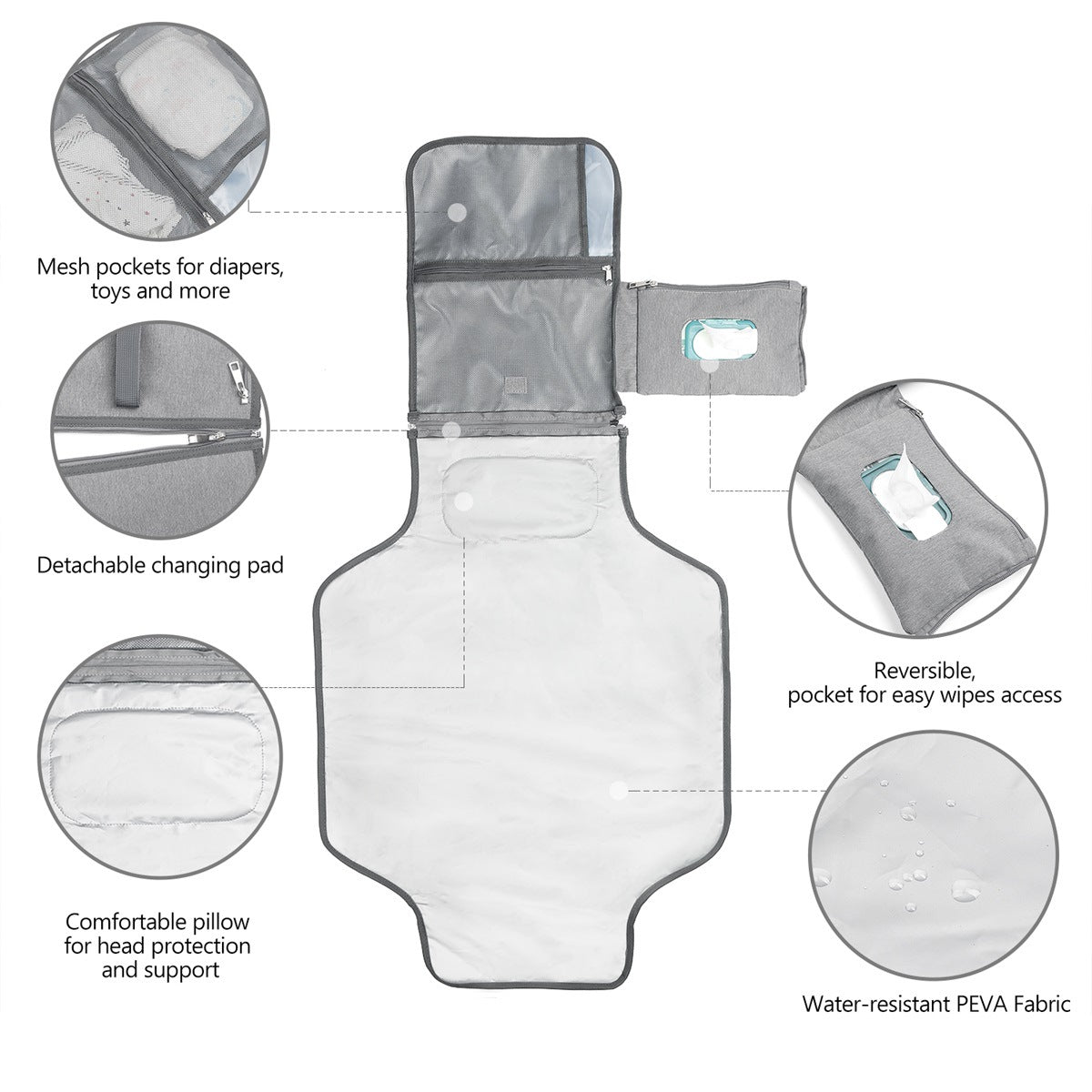 Practical Diaper Bag LoungeYard — product view 2