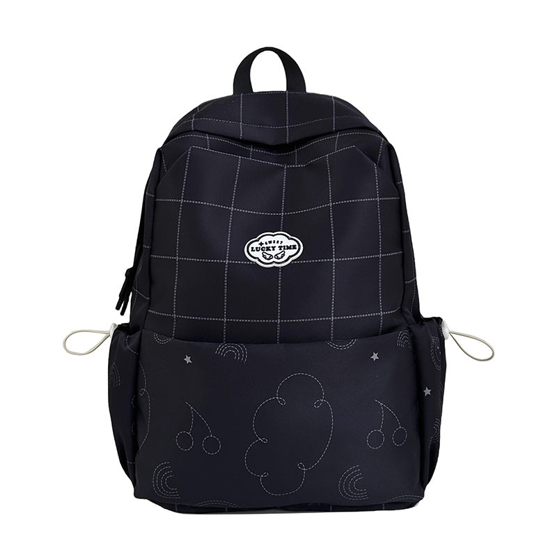 Playful Patterned School Backpack LoungeYard — product view 1