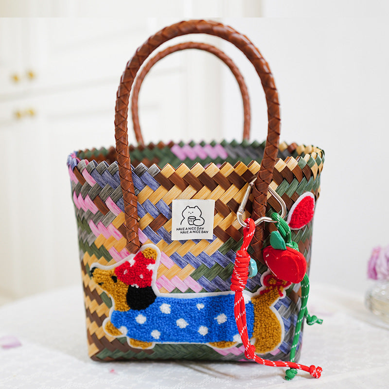 Handmade basket bag LoungeYard — product view 7
