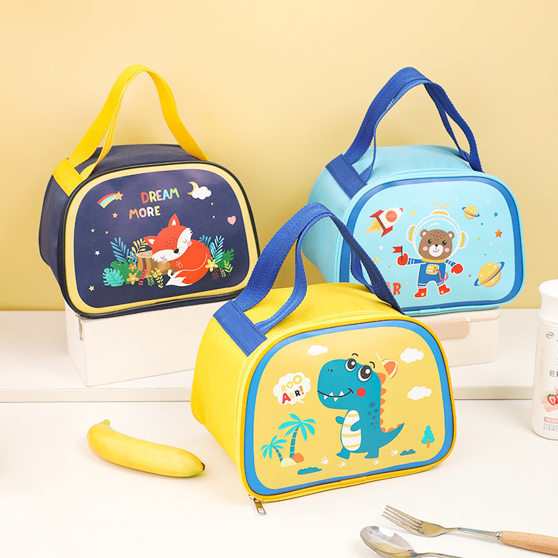 Insulated Lunch Bag with Fun Fox Design — product view 1