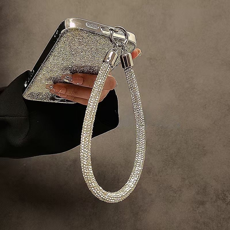 Rhinestone-Accented Handbag Strap LoungeYard — product view 2