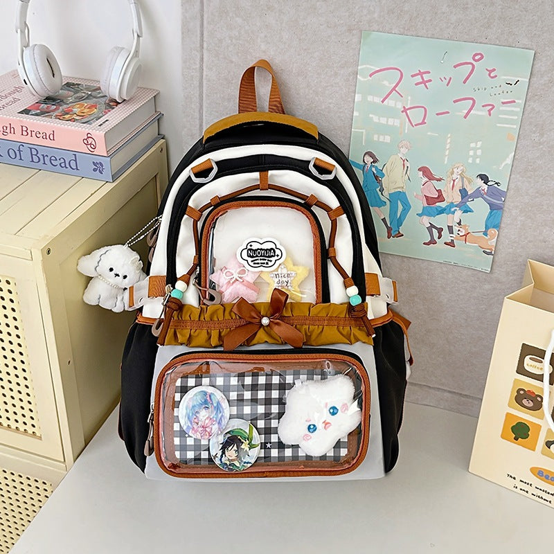 Multi-Functional Clear Front Backpack LoungeYard — product view 7